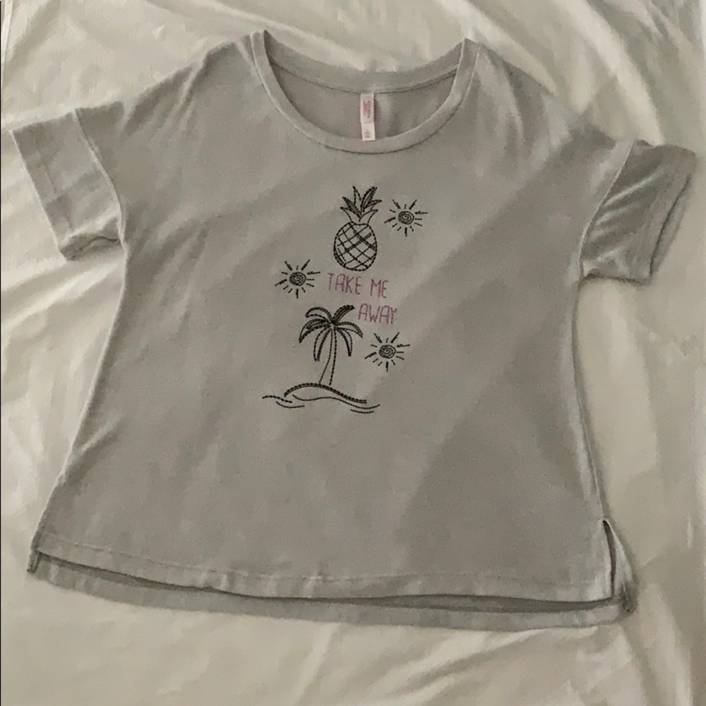 Ladies pineapple Pajama top